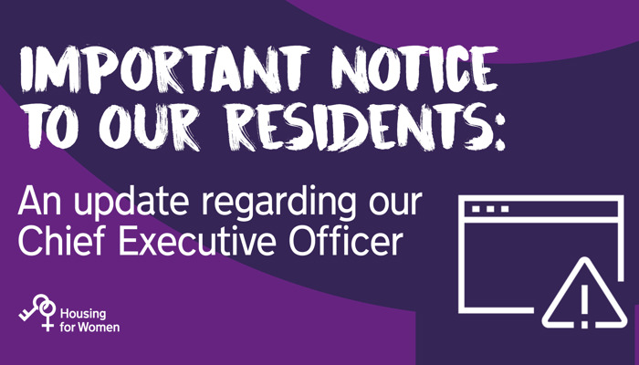 logo for An update regarding our  Chief Executive Officer 