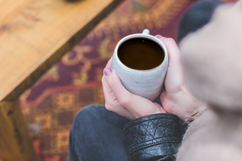 Womans Hands Holding Coffee Small